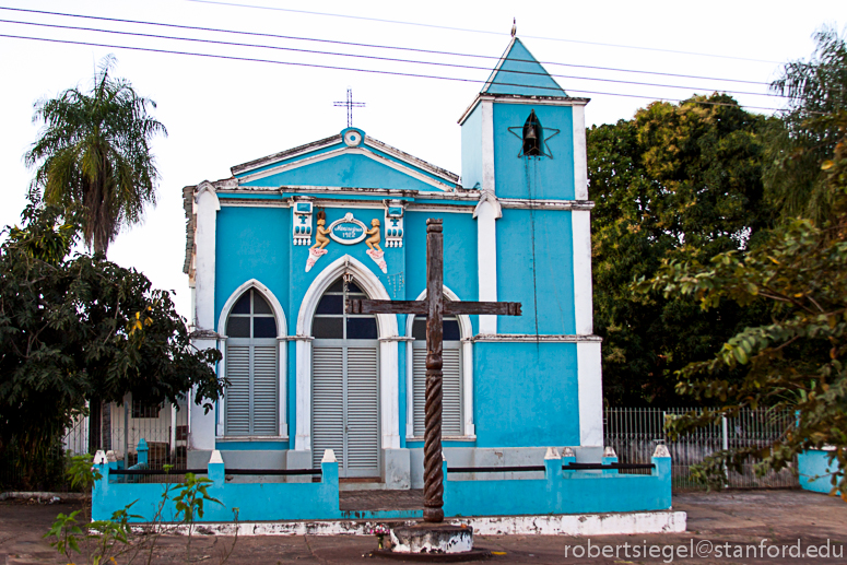 blue church